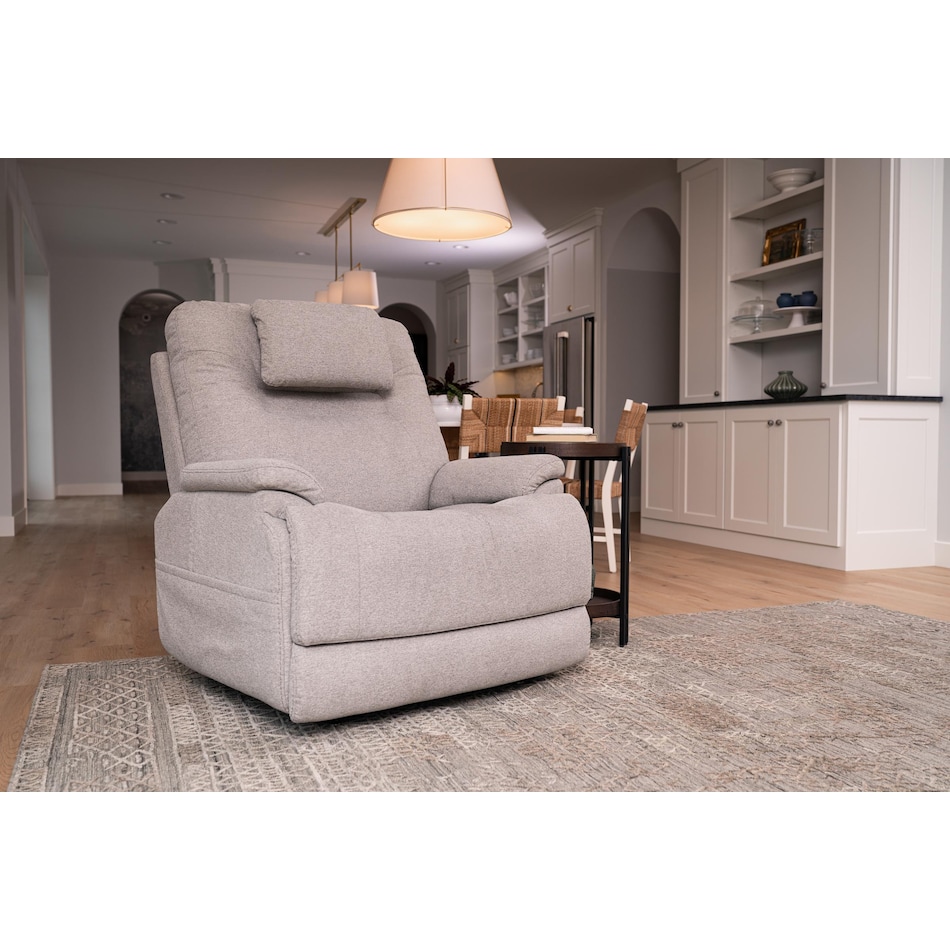 flxd grey recliner   