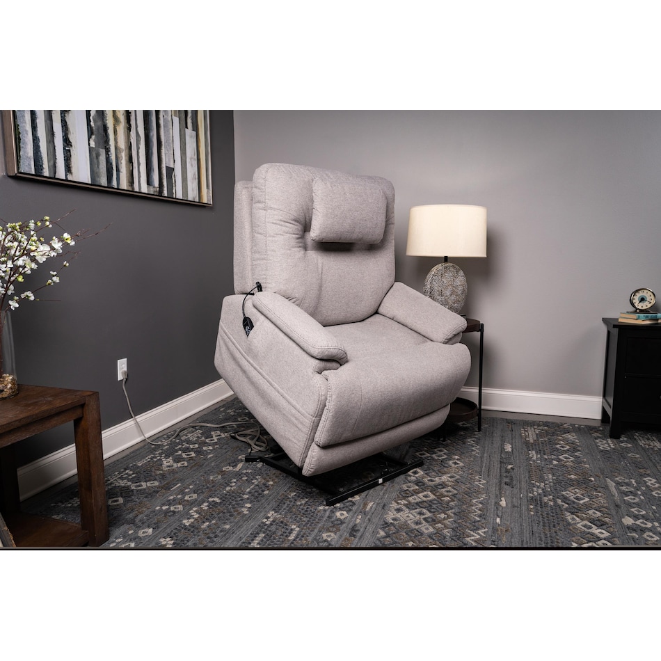 flxd grey recliner   