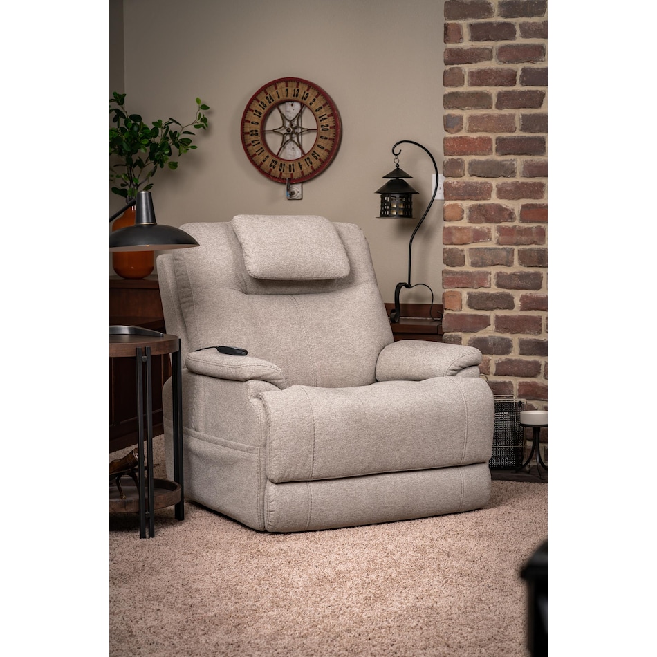 flxd grey recliner   