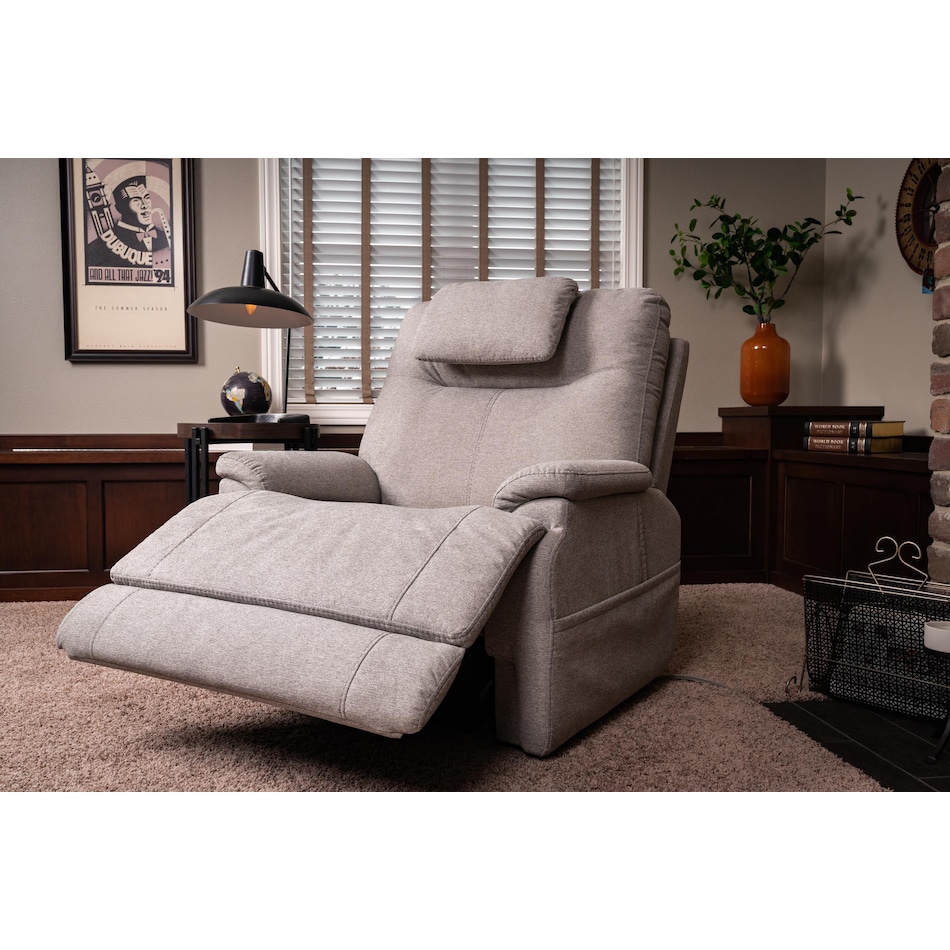 flxd grey recliner   