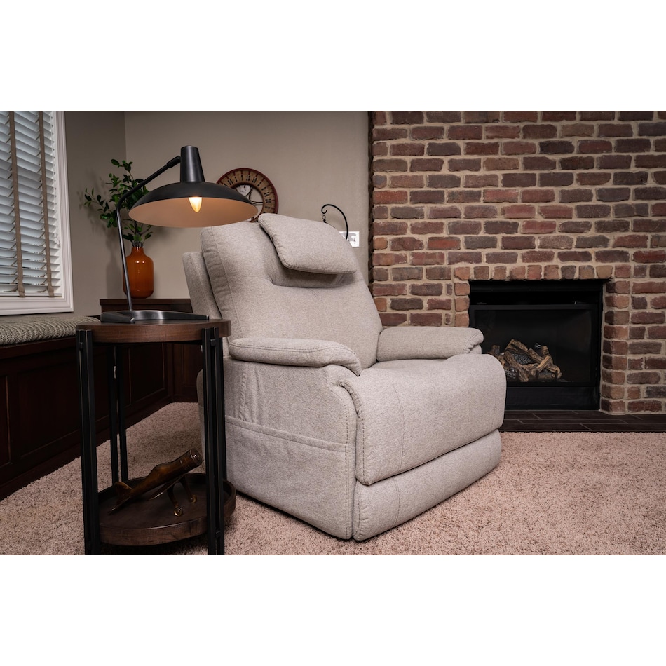 flxd grey recliner   