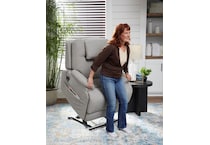 flxd grey recliner   