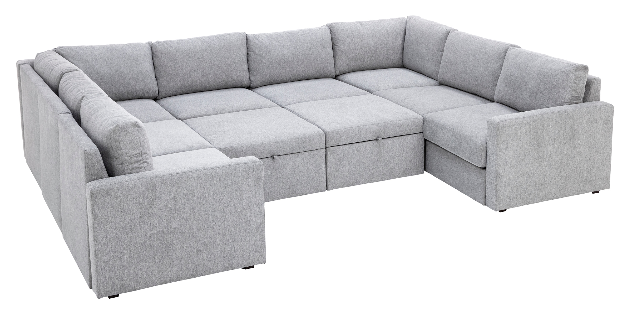 Flex 8-Seat Modular With Two Ottomans | Steinhafels