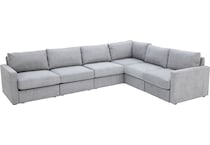 flxd grey sta fab sectional pieces pkg  