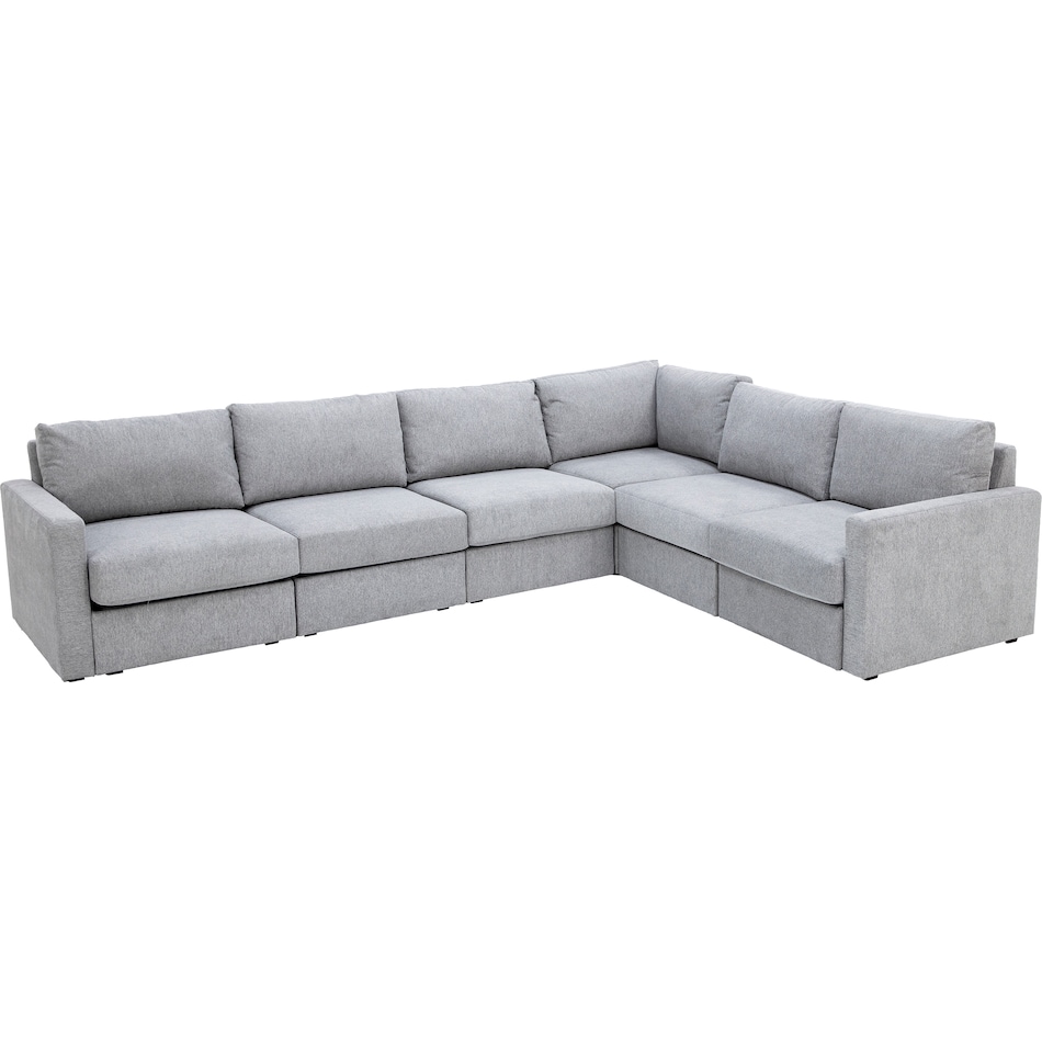 flxd grey sta fab sectional pieces pkg  