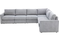 flxd grey sta fab sectional pieces pkg  