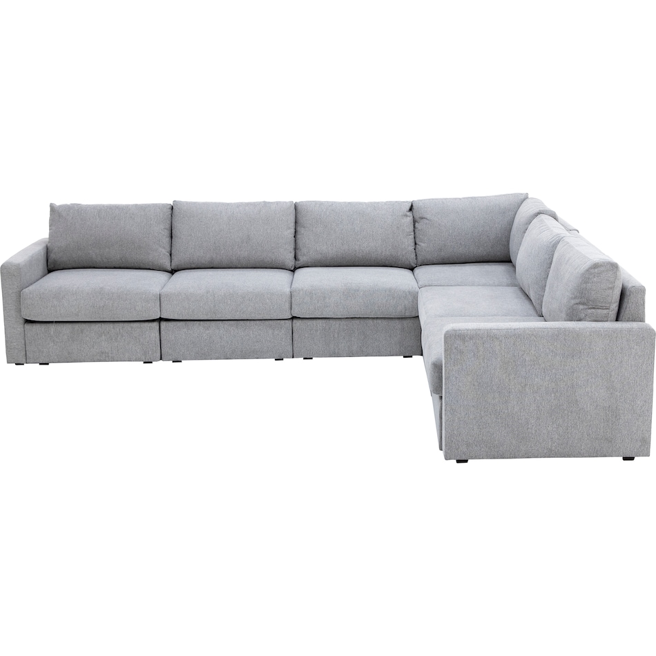 flxd grey sta fab sectional pieces pkg  