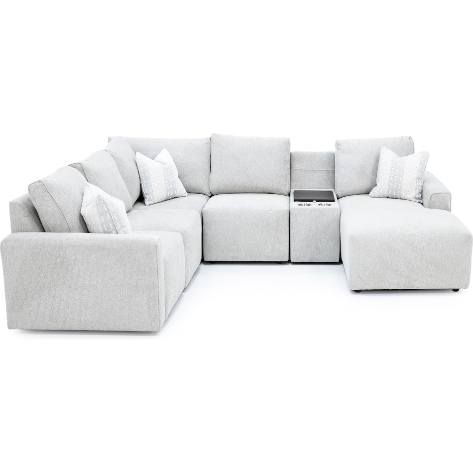 flxd grey sta fab sectional pieces zpkg  