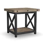 flxd light brown   exposed bolt heads end table crp  