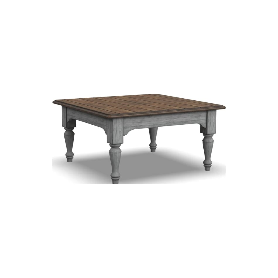 flxd medium brown tops graywash ba   gunmetal finish cocktail table plm  