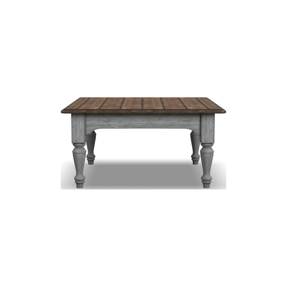flxd medium brown tops graywash ba   gunmetal finish cocktail table plm  