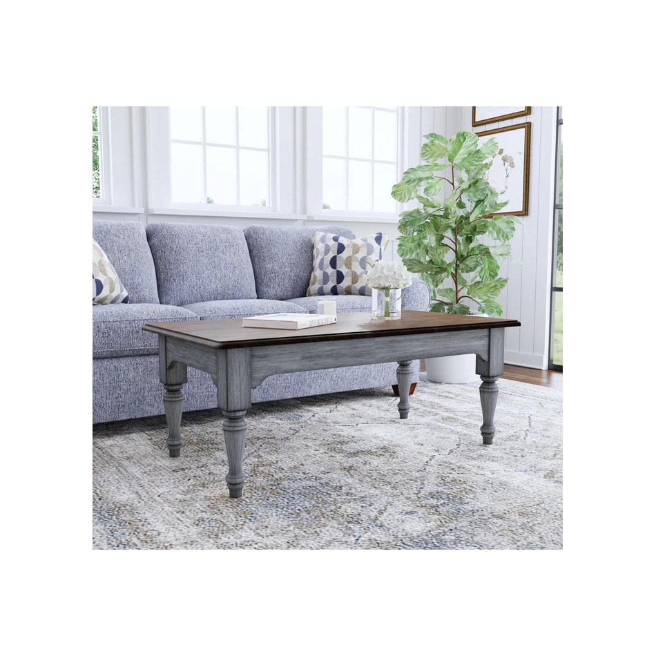 flxd medium brown tops graywash ba   gunmetal finish cocktail table plm  