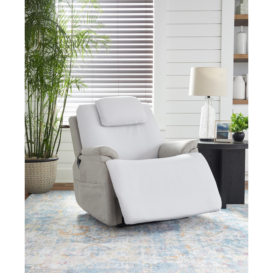 flxd silver recliner   