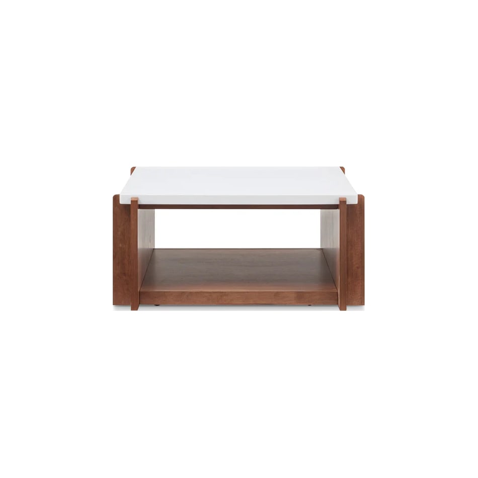 flxd warm walnut faux co cocktail table lnc  
