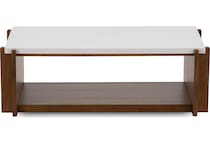 flxd warm walnut faux co cocktail table lnc  