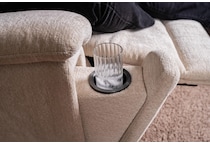 flxd white recliner mto  