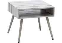 foremost worldwide co ltd grey end table   