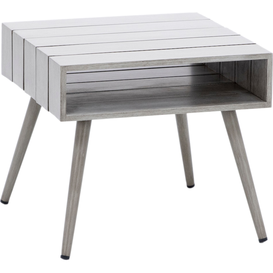 foremost worldwide co ltd grey end table   