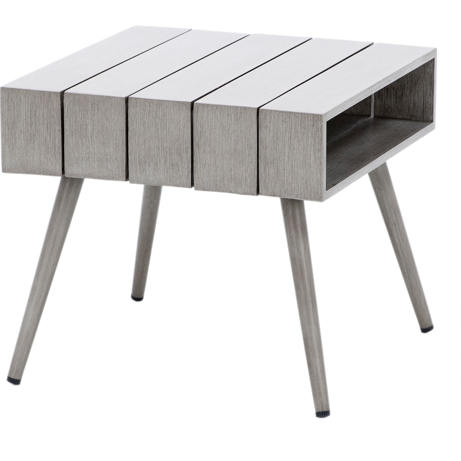 foremost worldwide co ltd grey end table   