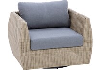 foremost worldwide co ltd wicker h   sunbrella cast slate  swivel   