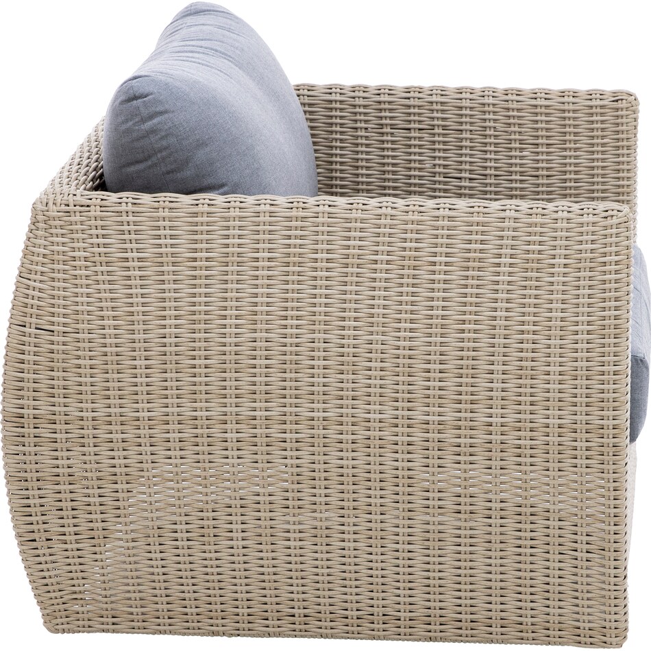 foremost worldwide co ltd wicker h   sunbrella cast slate  swivel   