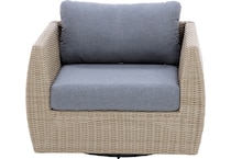 foremost worldwide co ltd wicker h   sunbrella cast slate  swivel   