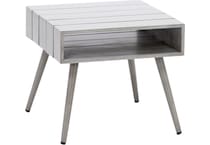 fori grey end table   