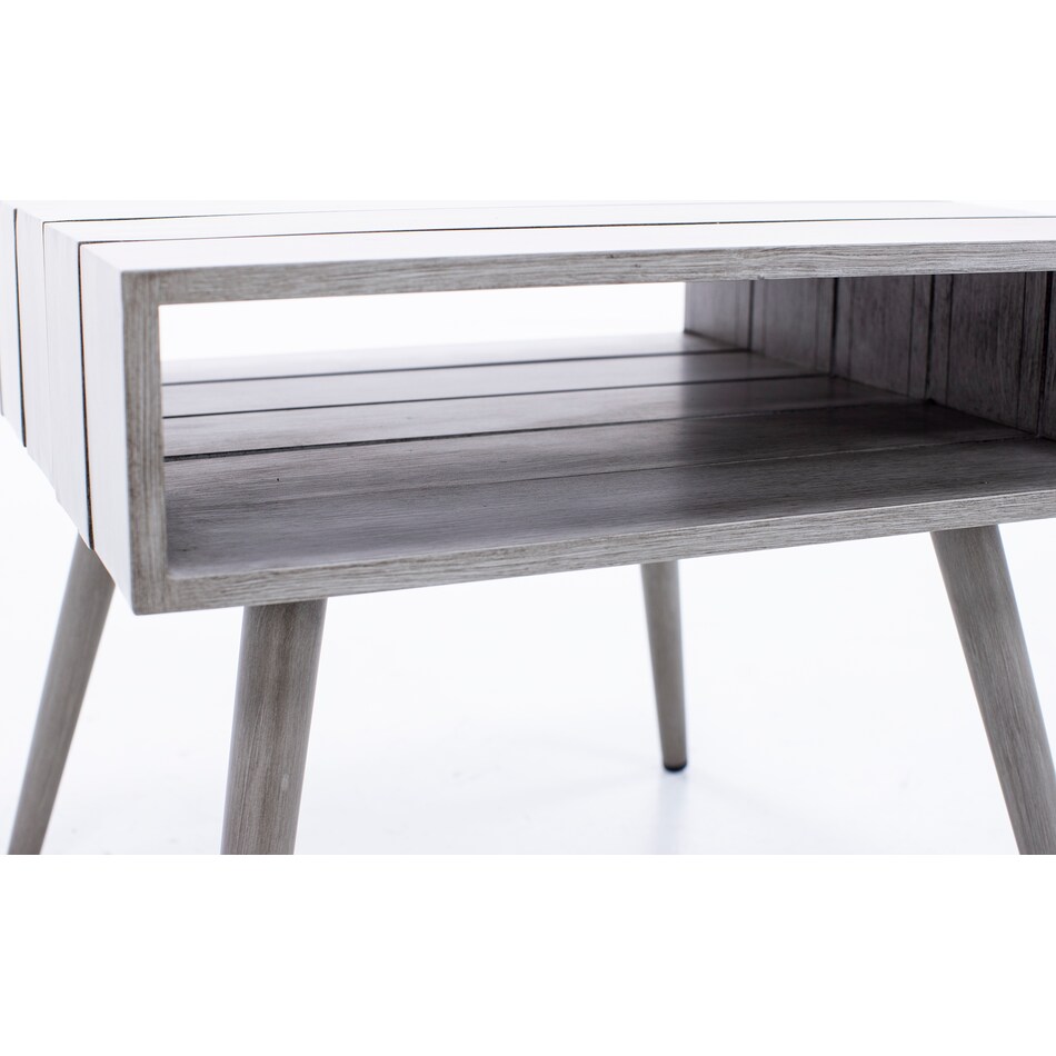 fori grey end table   