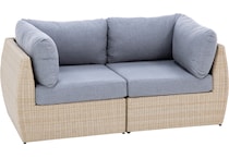 fori wicker h   sunbrella cast slate   to  inches   