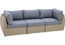 fori wicker h   sunbrella cast slate   to  inches pkg  