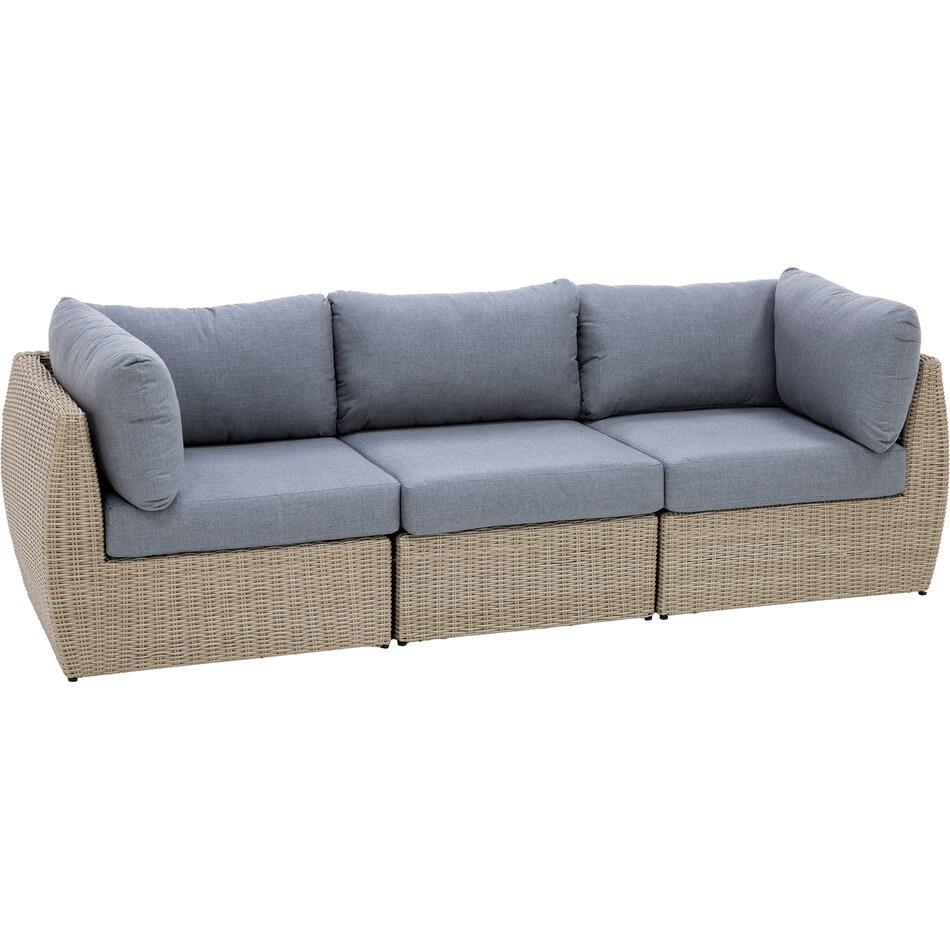 fori wicker h   sunbrella cast slate   to  inches pkg  
