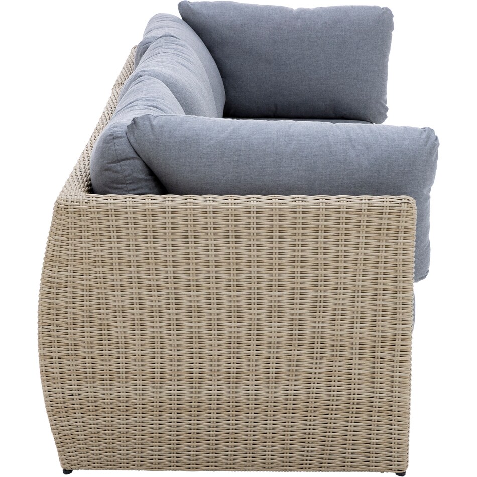 fori wicker h   sunbrella cast slate   to  inches pkg  