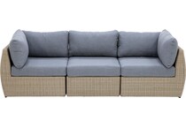 fori wicker h   sunbrella cast slate   to  inches pkg  
