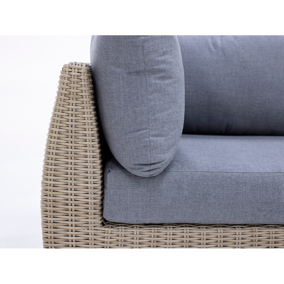fori wicker h   sunbrella cast slate   to  inches pkg  
