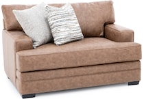 franklin corporation brown chair and a half z  