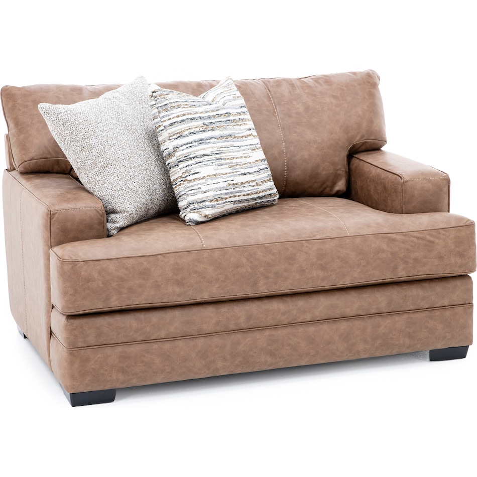 franklin corporation brown chair and a half z  