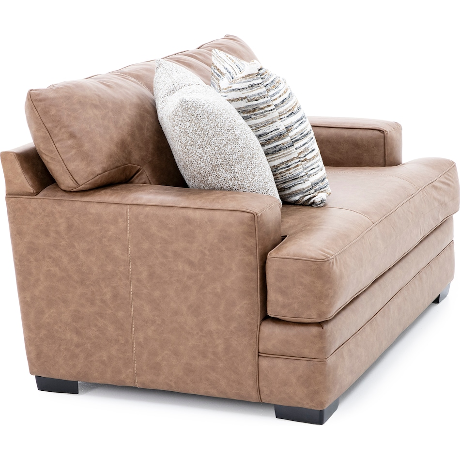 franklin corporation brown chair and a half z  