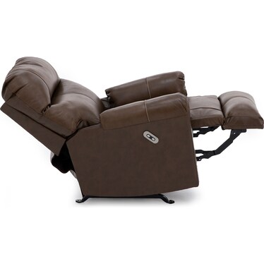 Austin Leather Power Rocker Recliner