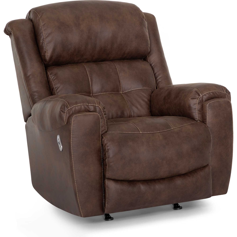 franklin corporation brown recliner   