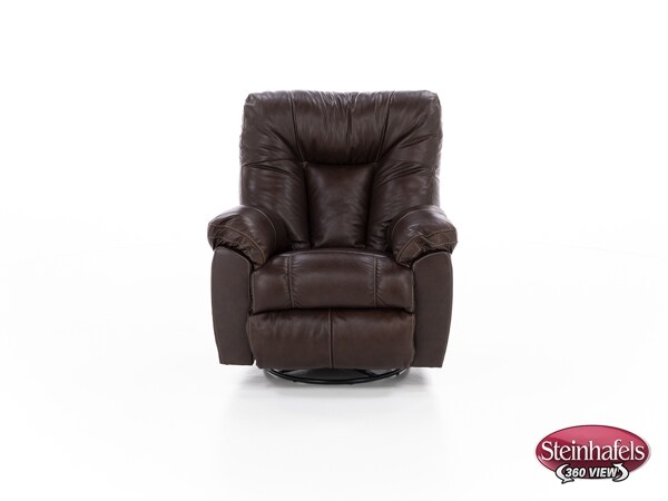 franklin corporation brown recliner  image   