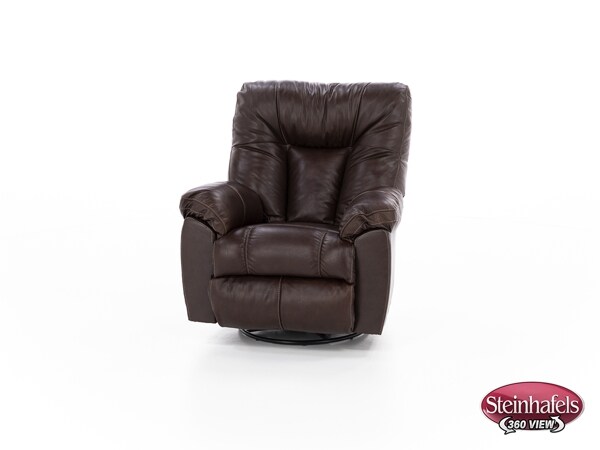 franklin corporation brown recliner  image   