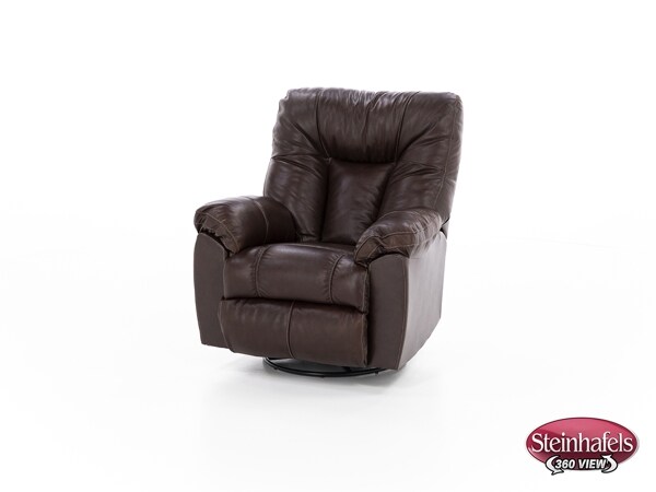 franklin corporation brown recliner  image   