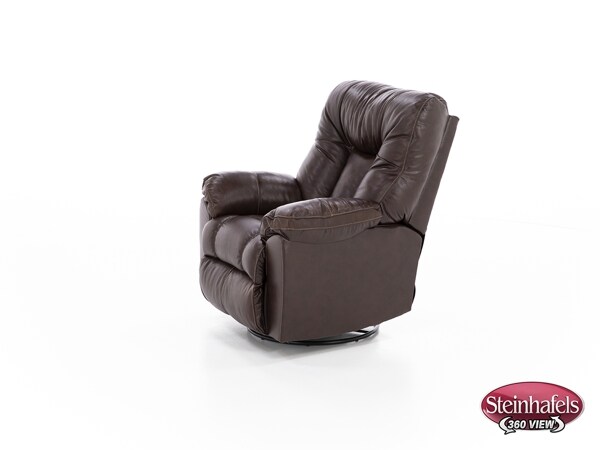 franklin corporation brown recliner  image   
