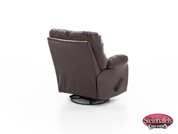franklin corporation brown recliner  image   
