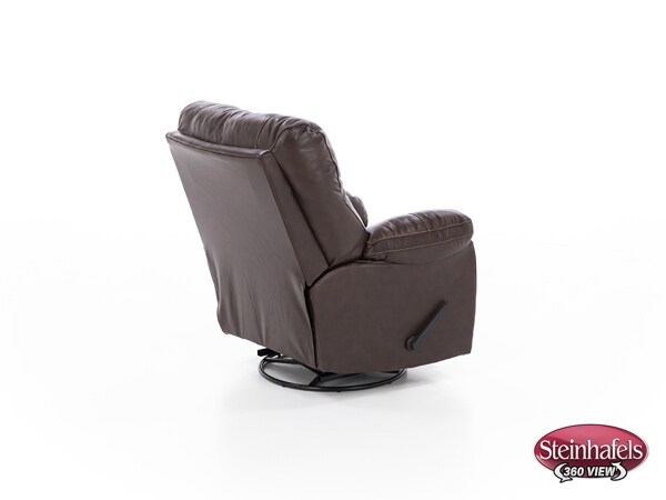 franklin corporation brown recliner  image   