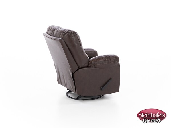franklin corporation brown recliner  image   