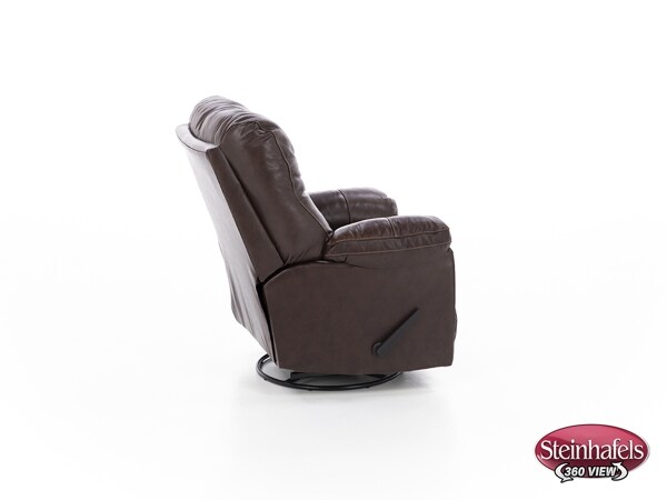 franklin corporation brown recliner  image   