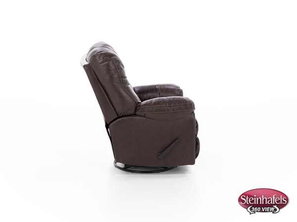 franklin corporation brown recliner  image   