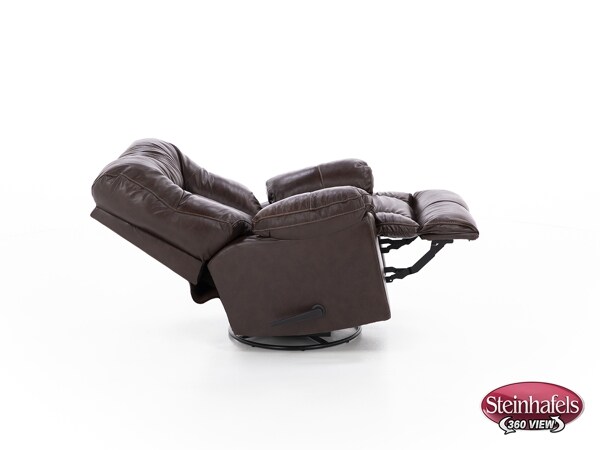 franklin corporation brown recliner  image   