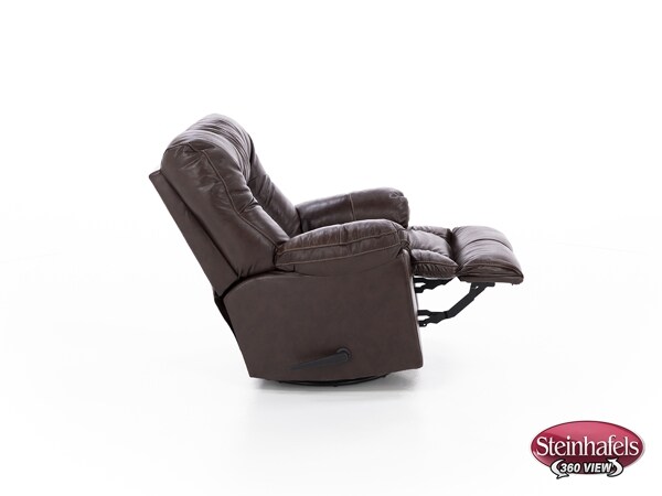 franklin corporation brown recliner  image   